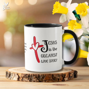 Taza JESÚS LA HISTORIA DE AMOR MÁS GRANDE Pascua Cristi