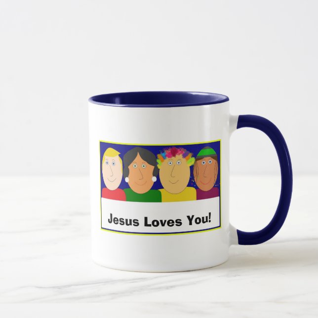 Taza ¡Jesús le ama! (Derecha)