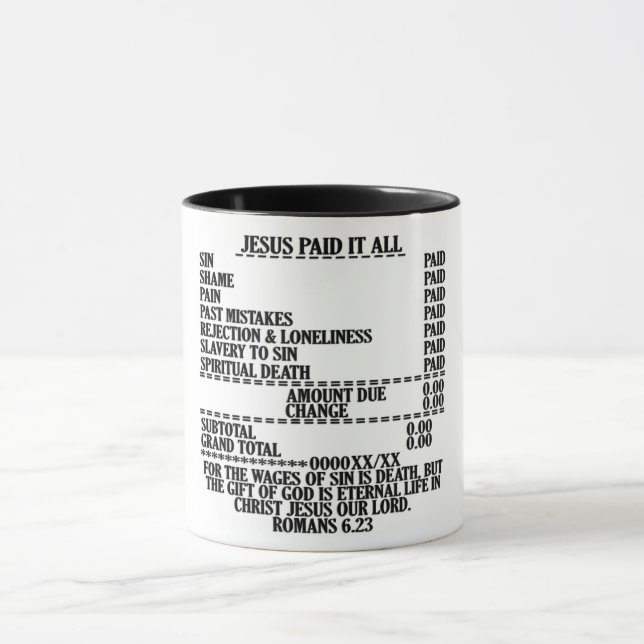 Taza Jesús Lo Pagó Todo Mug (Centro)
