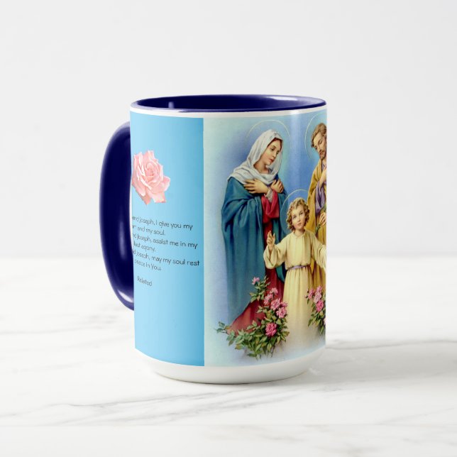 Taza Jesús, Mary y Joseph Prayer mug (Anverso izquierdo)
