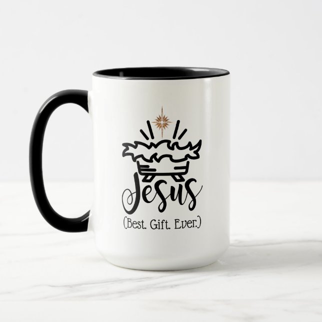 Taza JESÚS MEJOR REGALO DE ALGUNA VEZ Navidades Sagrada (Izquierda)
