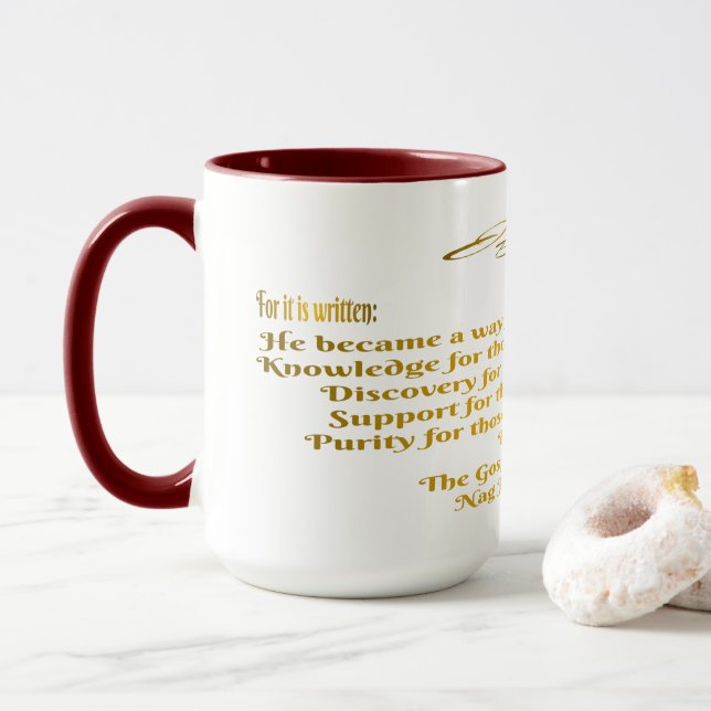 Taza Jesús se convirtió (Con donut)