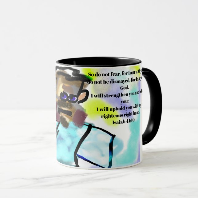 Taza jesus take fear away (Anverso derecho)