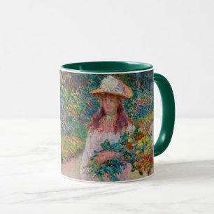 Taza Jeune fille dans le jardin de Giverny, 1888