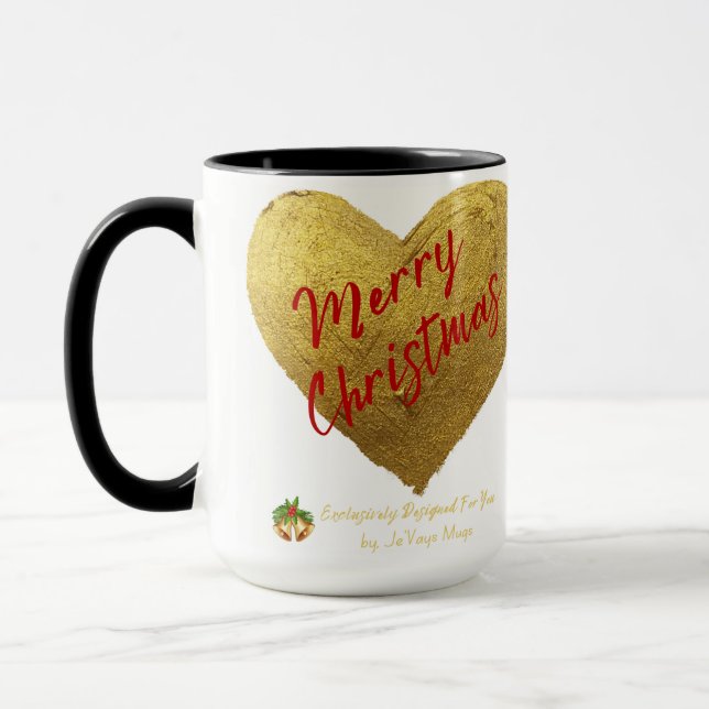 Taza Jevays Combo Navidades Heart Mug (Izquierda)