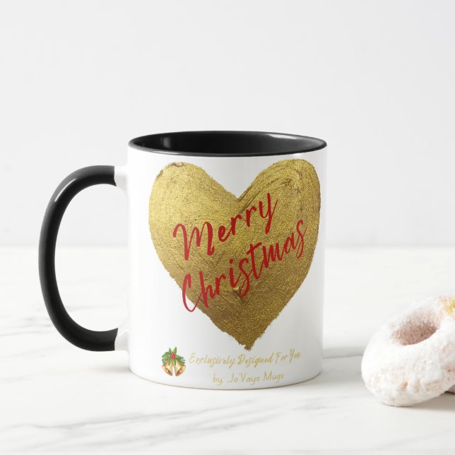Taza Jevays Navidades Zorros de Oro (Con donut)