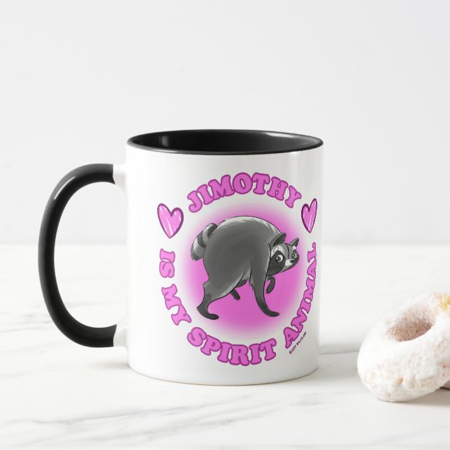 TAZA JIMOTHY ES MI ANIMAL ESPIRITUAL (Con donut)