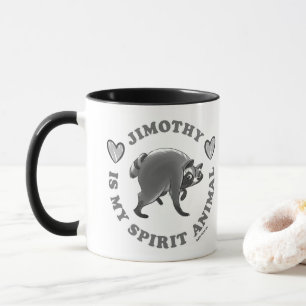 TAZA JIMOTHY ES MI ANIMAL ESPIRITUAL - B&W