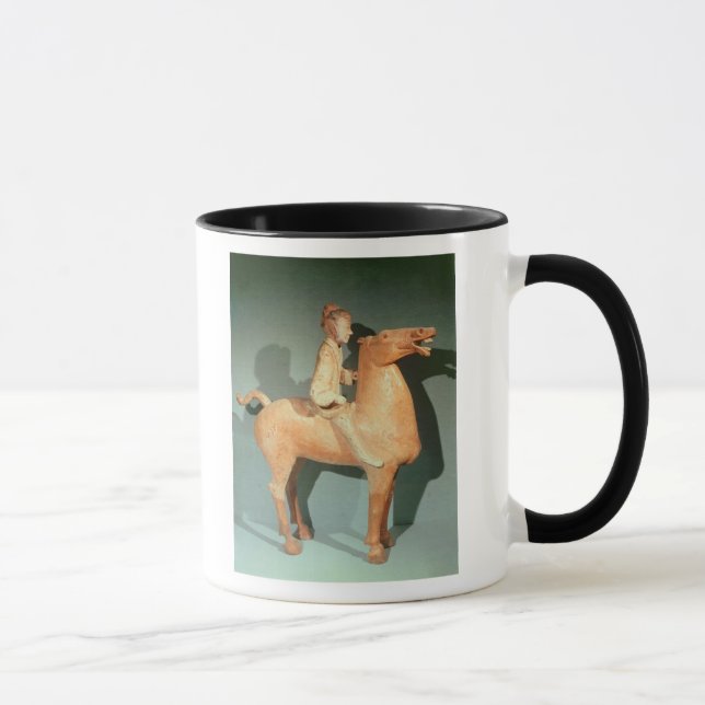 Taza Jinete, de Xianyang, Shaanxi (Derecha)