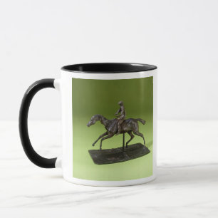 Taza Jinete en un caballo (bronce)