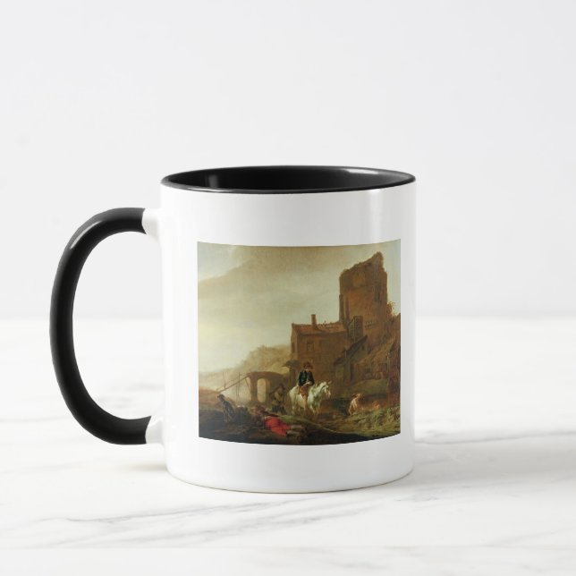 Taza Jinete y bañista (Izquierda)
