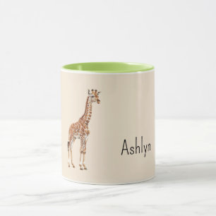 Taza Jirafa Animal Lindo