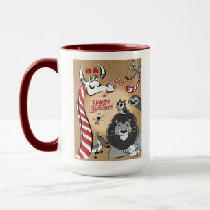 Taza JIRAFA DE BASTÓN DE CARAMELO & AMIGOS por Jeff Wil