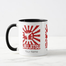 Taza Jiu Jitsu lucha contra las artes marciales japones