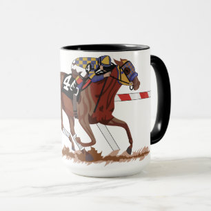 Taza Jockey Sobre Caballo