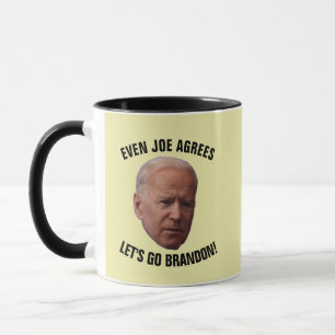 TAZA JOE BIDEN ESTÁ DE ACUERDO ¡VAMOS A BRANDON! CAFFEE