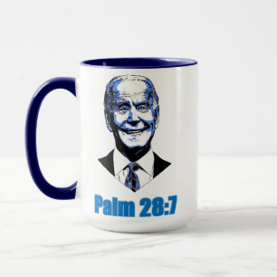 Taza Joe Biden Palm 28:7 (Idiocracia) Mug