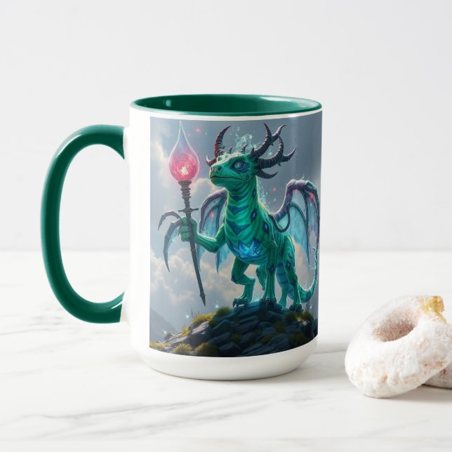Taza Johann, der Blitzdrache (Con donut)