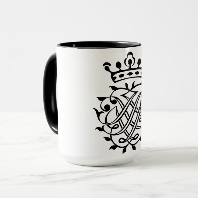 Taza Johann Sebastian Bach Seal Escudo Monograma Insign (Anverso izquierdo)