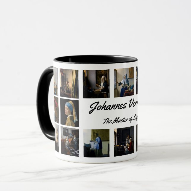 Taza Johannes Vermeer - Masterpieces Grid (Anverso izquierdo)