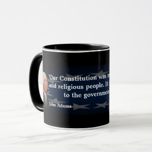 Taza John Adams Cita Nuestra Constitución