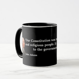Taza John Adams Cita Sobre Nuestra Mug Constitucional
