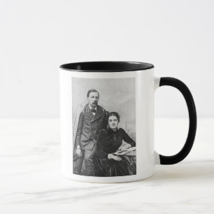 Taza John Addington Symonds y su hija, 1891