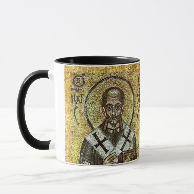 Taza John Chrysostom l Ícono ortodoxo l San católico (Izquierda)