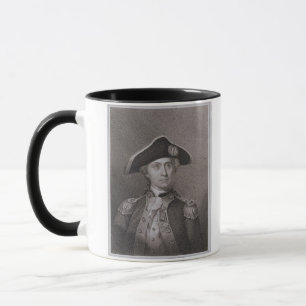 Taza John Paul Jones (1747-92), grabado por James Barto