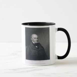 Taza John Quincy Adams, grabado por John Wesley Paradis