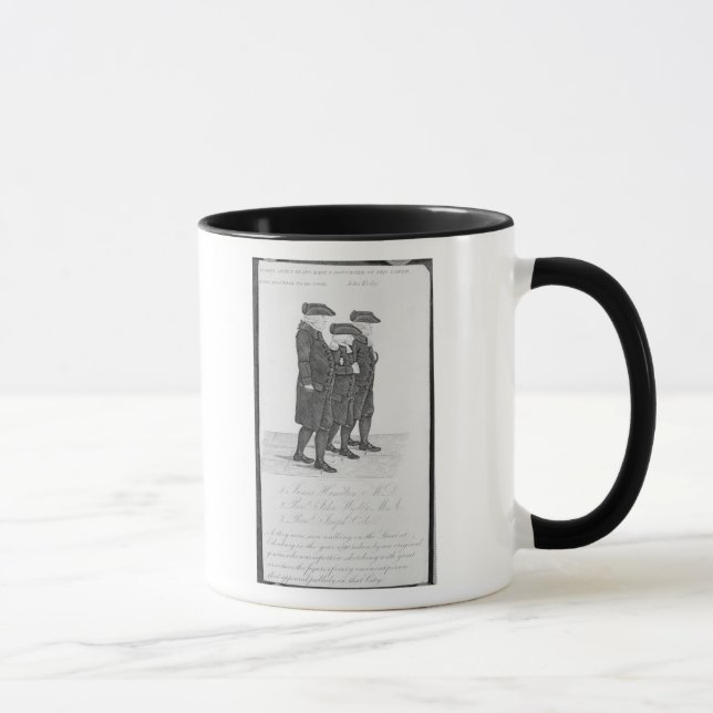 Taza John Wesley que camina en Edimburgo entre James (Derecha)