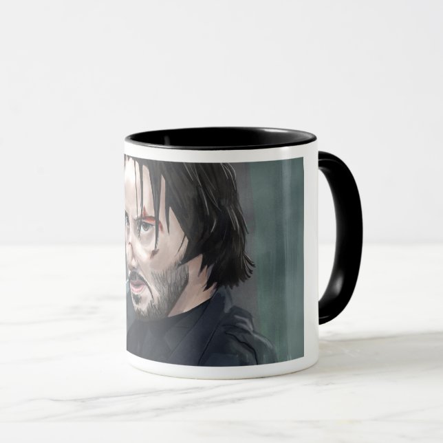 Taza John Wick Fanart (Anverso derecho)