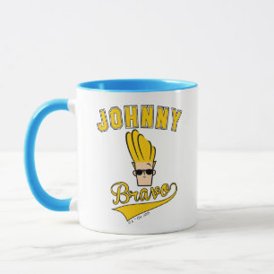 Taza Johnny Bravo Collegiate Graphic