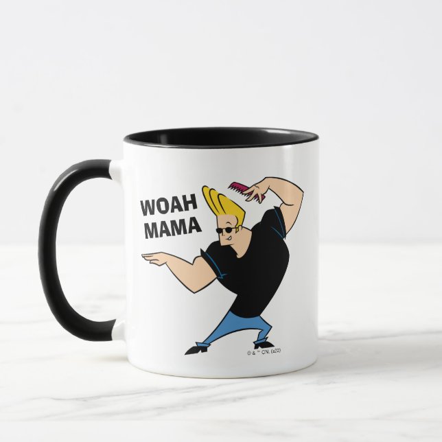 Taza Johnny Bravo Combing Hair (Izquierda)