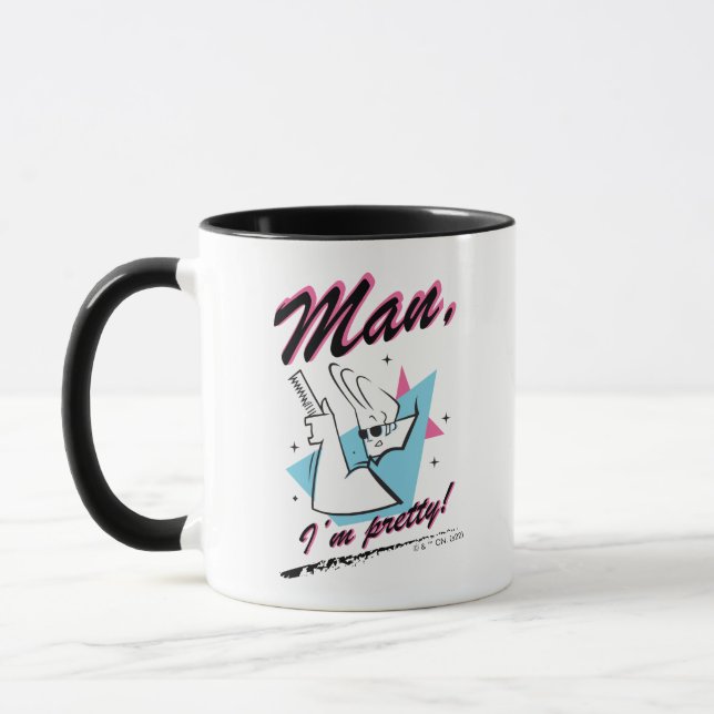 Taza Johnny Bravo - Man I'm Pretty Retro Graphic (Izquierda)