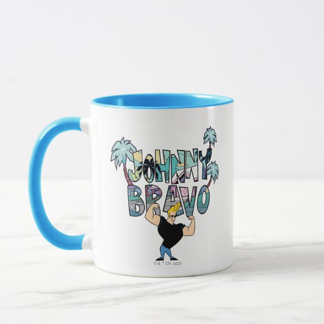Taza Johnny Bravo Palm Tree Name (Izquierda)