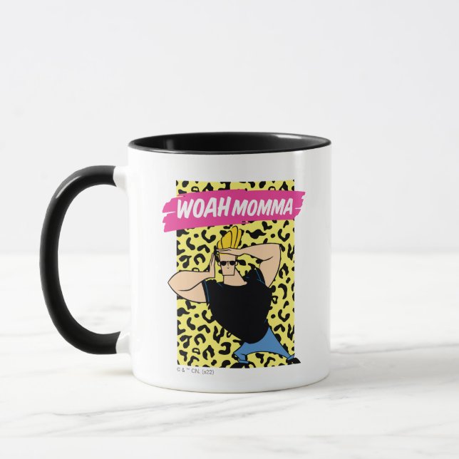 Taza Johnny Bravo - Woah Momma (Izquierda)
