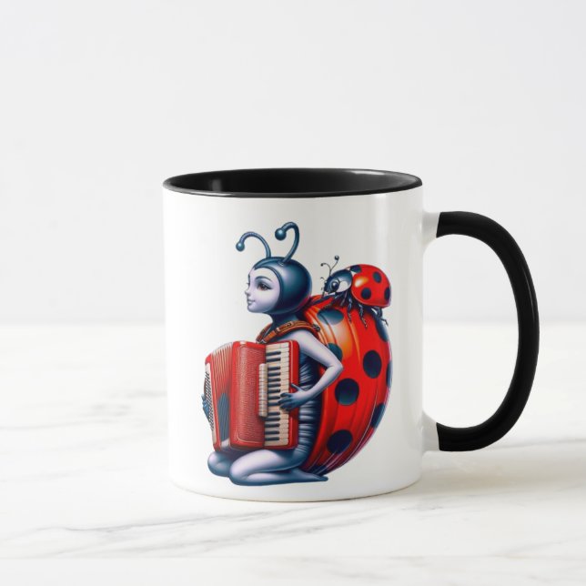 Taza Jolie coccinelle et son accordéon (Derecha)