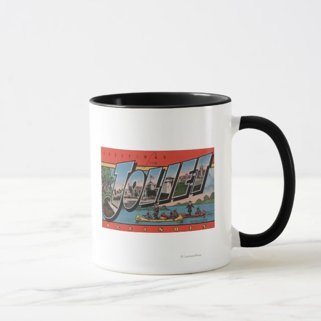 Taza Joliet, Illinois - Escenas de letras grandes (Derecha)