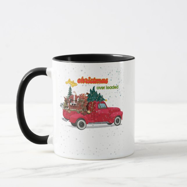 Taza Jolly Christmas Overloaded Truck (Izquierda)