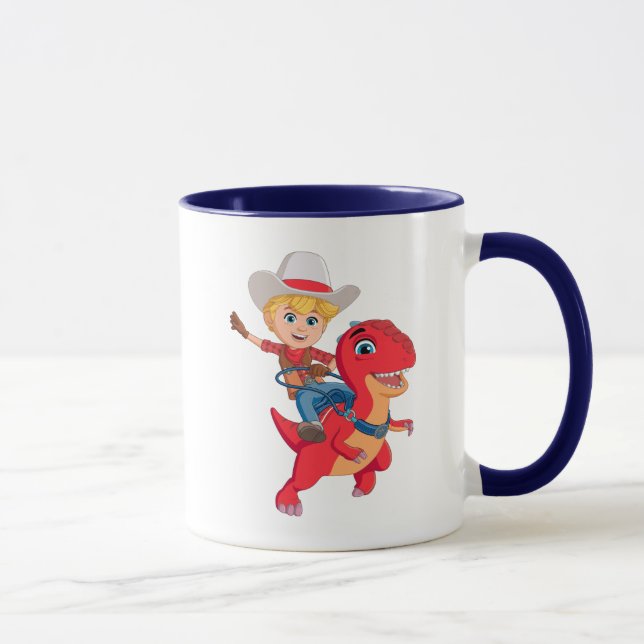 Taza Jon y Blitz | Dino Ranch (Derecha)