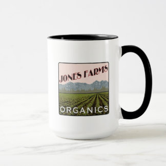 Taza Jones Farms Organics Coffee Mug