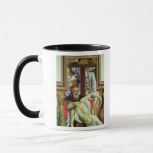 Taza José de Arimathea que apoya al Cristo muerto