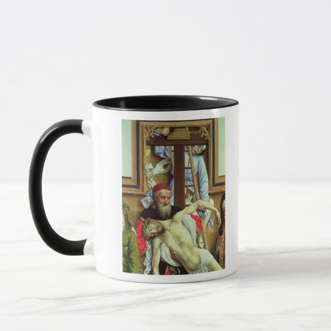 Taza José de Arimathea que apoya al Cristo muerto (Izquierda)