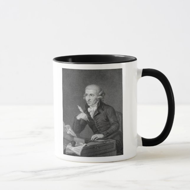 Taza Joseph Haydn grabó por Schiavonnetti, 1792 (Derecha)