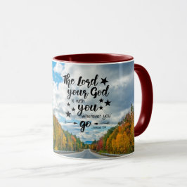 Taza Josué 1:9 Jehovah está contigo dondequiera que vay