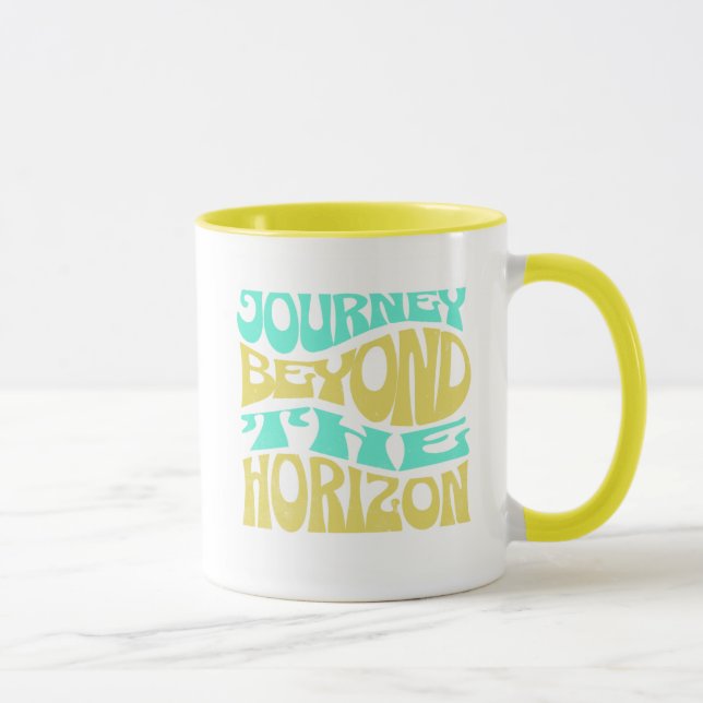 Taza Journey Beyond the Horizon – Inspirational Travel  (Derecha)