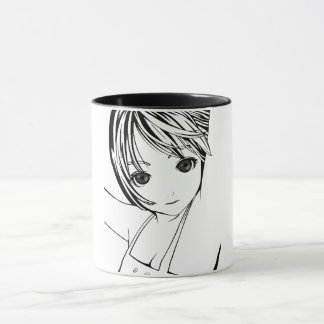 Taza Joven estudiante de Manga pinta arte de los niños 