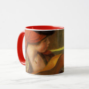 Taza Joven mujer española con una guitarra de Pierre Re