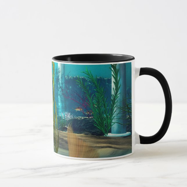 Taza Joven Sirena Fantasía Subacuática para Niños (Derecha)